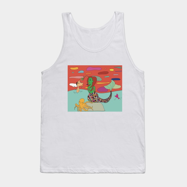 The future is female Tank Top by Tomo